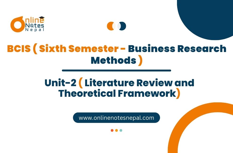 Literature Review and Theoretical Framework Photo